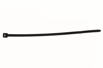 Image of Hellermann Black Cable Tie 150mm x 3.5mm T30R Pk 100 Connect 30261