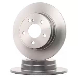 Image of BREMBO Brake disc MERCEDES-BENZ 08.A737.11 0004231312,2044230512,A0004231312 Brake rotor,Brake discs,Brake rotors A2044230512