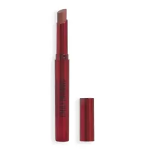 Image of Makeup Revolution X Emily In Paris Just A Kiss Cream Lipstick Mindy Taupe Nude