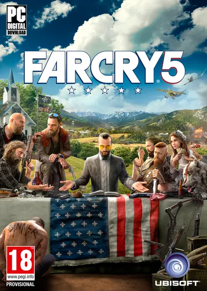 Image of Far Cry 5 CD Key For Ubisoft Connect: Standard Edition + Bonus DLC (Doomsday Prepper Pack)