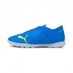 Image of PUMA Ultra 4.2 TT Mens Football Boots, Blue/Yellow Alert Size 9 Shoes