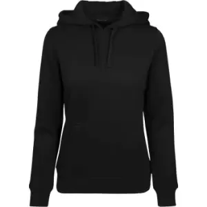 image of Build Your Brand Womens/Ladies Merch Hoodie (XXL) (Black)