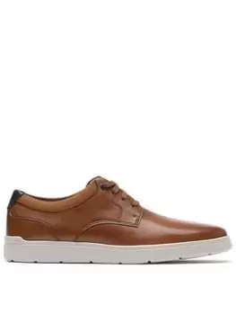 Image of Rockport Tm Court Plain Toe Casual Shoe, Brown, Size 10, Men