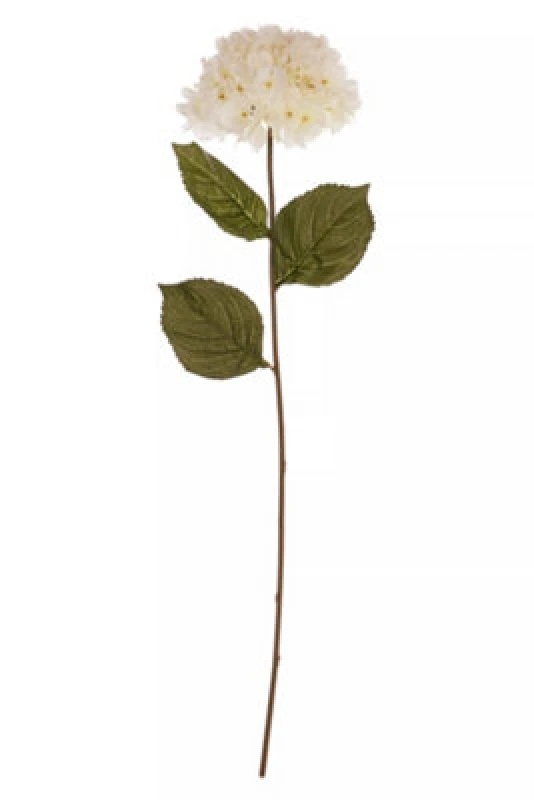 Image of Premier Housewares Fiori Artificial flowers Cream Hydrangea Stem Cream