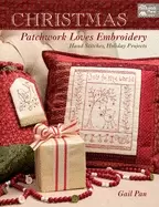 Image of christmas patchwork loves embroidery hand stitches holiday projects
