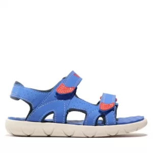 Image of Timberland Perkins Row Strappy Sandal For Toddler In Blue Blue Kids, Size 11