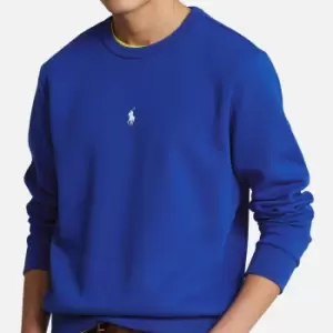Image of Polo Ralph Lauren Center Logo Cotton-Blend Jersey Sweatshirt - M