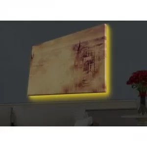 Image of 4570HDACT-018 Multicolor Decorative LED Lighted Canvas Painting