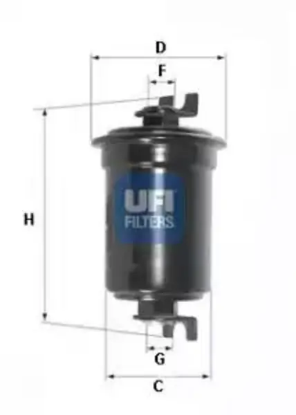 Image of UFI 31.525.00 Fuel Filter Petrol