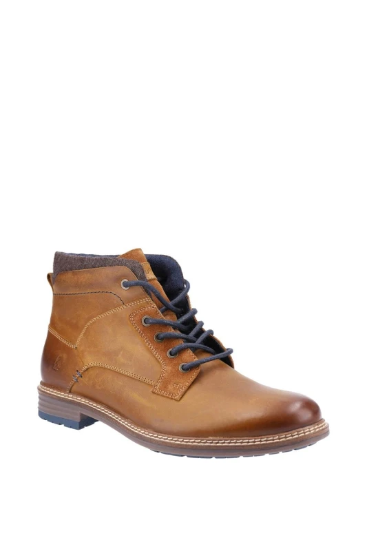 Image of Hush Puppies Joel Lace Up Boots - Brown Size 6, Men Brown V8GAW Male 6