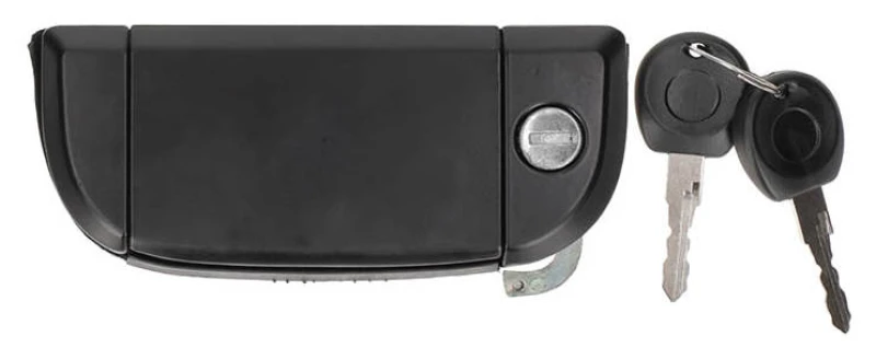 Image of AIC 55321 Door Handle Original AIC Quality Right Front, black, with key Door Handle (1373)