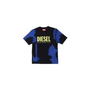 Diesel Tie Dye T Shirt - Black