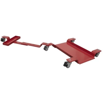 image of MS0630 Motorcycle Dolly Rear Wheel - Side Stand Type - Sealey