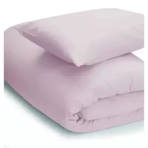 Image of Easy Care Minimum Iron Duvet Cover King Powder Pink