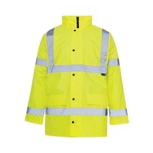 SuperTouch XL High Visibility Standard Parka with 2 Way Zip Fastening