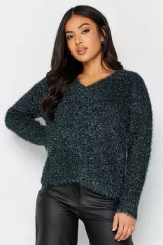Image of PixieGirl Teal Blue Tinsel Jumper