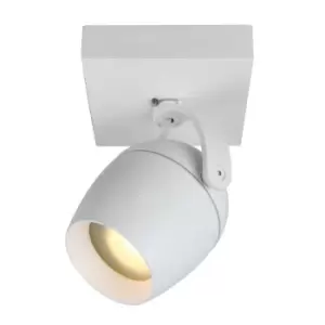 Image of Lucide Preston Modern Ceiling Spotlight Bathroom 1xGU10 IP44 White