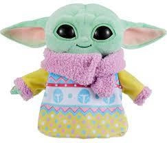 Image of Mattel The Mandalorian 8 Plush - Grogu (Holiday Ver.)
