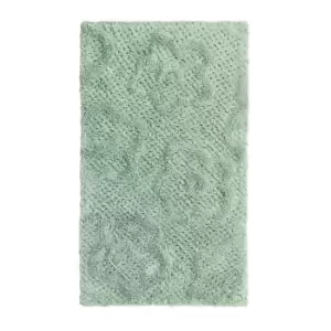 Image of Ted Baker Magnolia Cotton Bath Mat - Green
