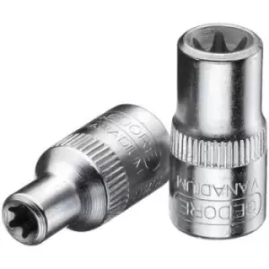 Image of Gedore TX 20 E5 6187640 TX Bits 4.73mm M4 1/4 (6.3 mm)