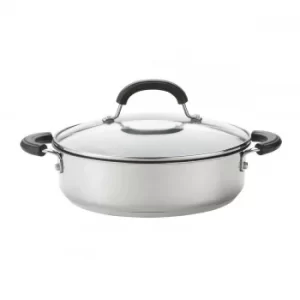 image of Circulon Total Hard Stainless Steel Casserole 24cm