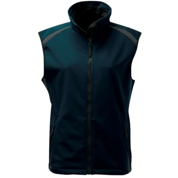 image of Womens Soft-shell Gillet Navy XL - Sitesafe