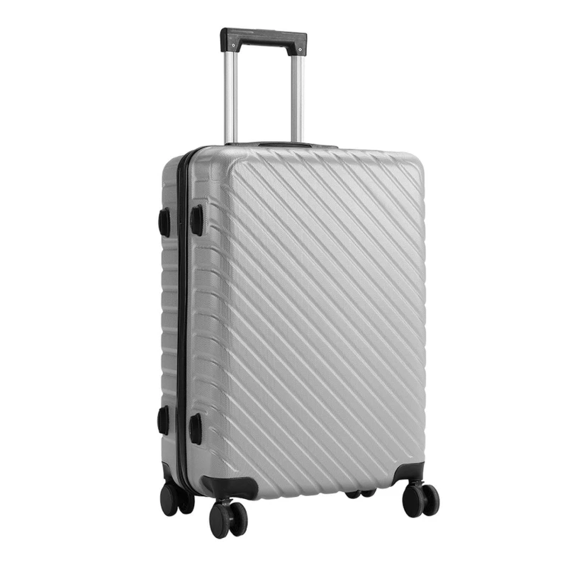Image of SHEONLY 28" Purple Lightweight Hardside Travel Suitcas Gray unisex 28in