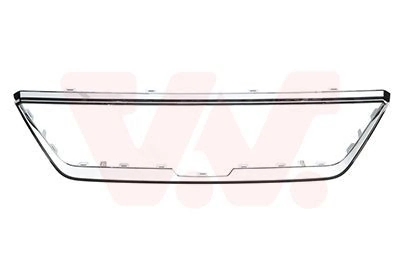 Image of VAN WEZEL Frame, radiator grille VAN WEZEL 4929518