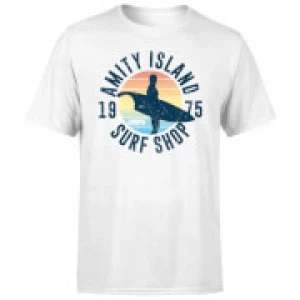 image of Jaws Amity Surf Shop T-Shirt - White - 3XL