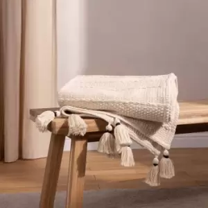 Image of Yard Caliche Woven Throw Natural