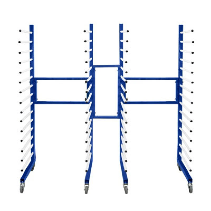Image of Monster Racking Combi Spray Drying Rack Trolley x 2 & Connector Blue unisex