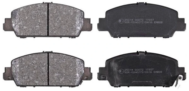 Image of A.B.S. 35014 Brake pad set with acoustic wear warning Brake Pad Set,disc brake (402)