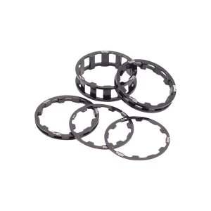 Image of Box Zero Stem Spacer Kit Black 1
