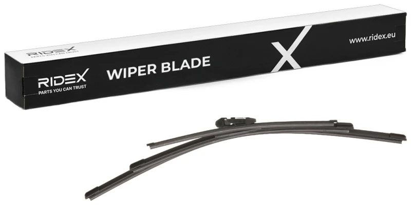Image of RIDEX 298W17048 Wiper blade 400mm, Front and Rear, Beam Wiper Blade (298)