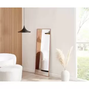 Image of Furniture Box Emma 140x50cm Copper Rectangle Frame Wall Mirror