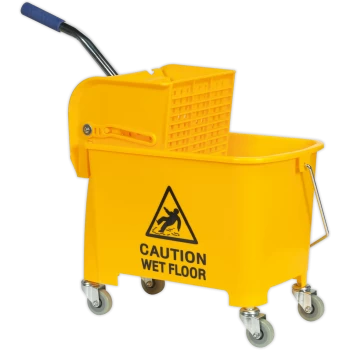 image of Sealey Heavy Duty Wheeled Mop Bucket 20l