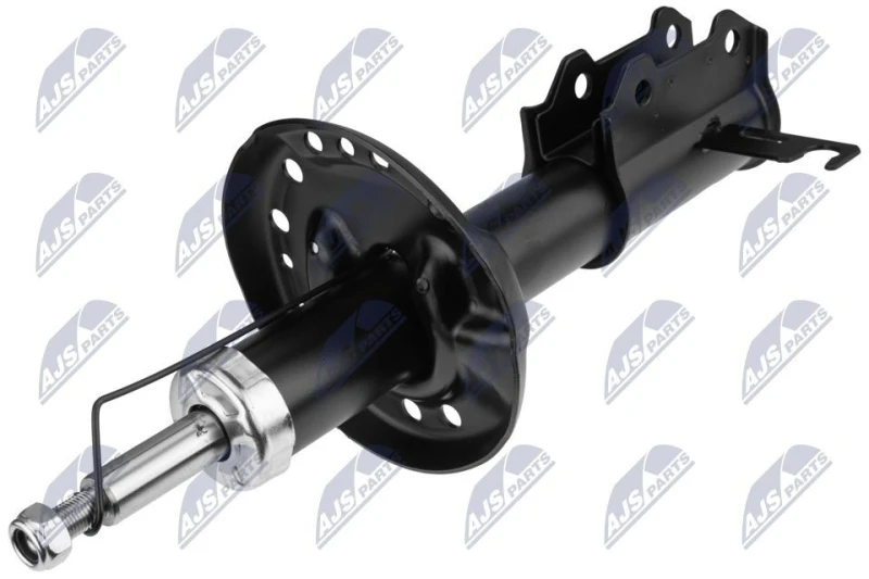 Image of NTY A-PL-029 Shock absorber Front Axle Left, Gas Pressure, Twin-Tube, Suspension Strut, Bottom Clamp Shock Absorber (854)
