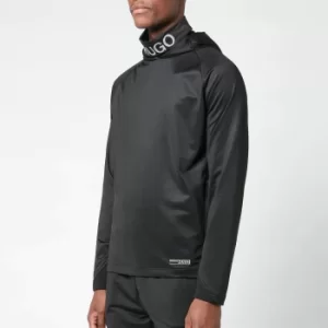 Image of Hugo Boss Active Denergy X Pullover Hoodie Black Size L Men
