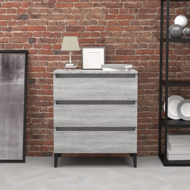 Image of VIDAXL Sideboard Grey Sonoma 60x35x69cm Engineered Wood Vidaxl 8720286955758