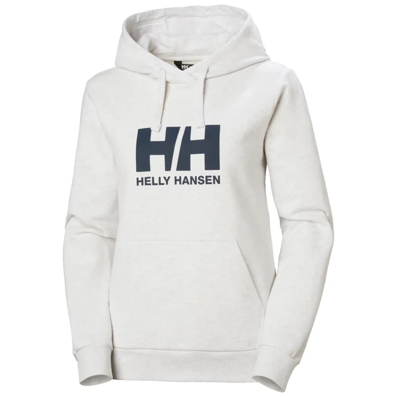 Image of Helly Hansen Womens logo hooded sweatshirt Helly Hansen 2.0 Gris Female S