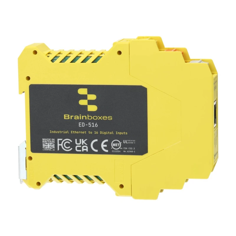 Image of Brainboxes ED-516 electrical relay Yellow