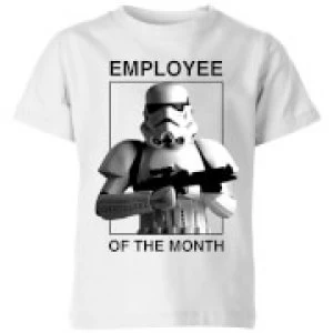 Image of Star Wars Employee Of The Month Kids T-Shirt - White - 11-12 Years
