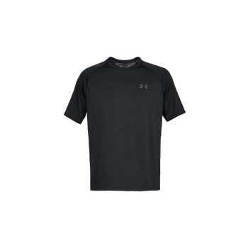 Image of Under Armour Mens Tech Tee Black/Graphite - 4XL
