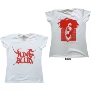 Image of Yungblud - DEADHAPPY Ladies XX-Large T-Shirt - White