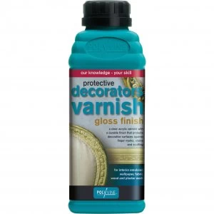 image of Polyvine Decorators Varnish Gloss 500ml