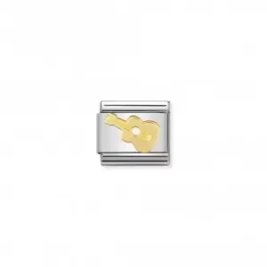 Image of Nomination Composable Classic Music 18K Gold Guitar Link 030117/03