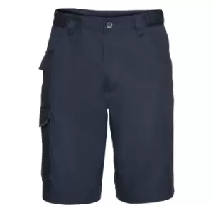 image of Russell Workwear Twill Shorts (40W) (French Navy)