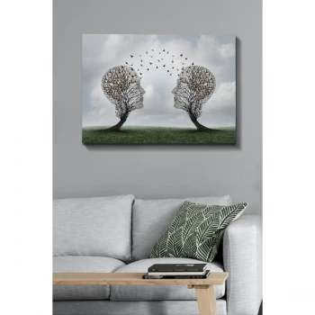 Image of Kanvas Tablo (70 x 100) - 154 Multicolor Decorative Canvas Painting