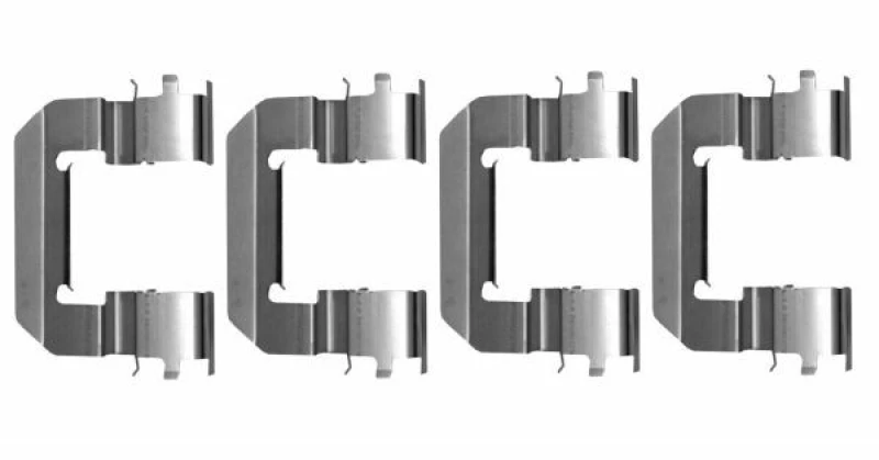 Image of Brake pad fitting kit TEXTAR 82541100