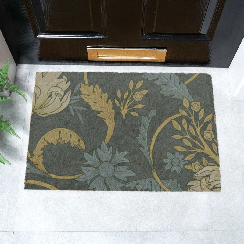 Image of Artsy Doormats William Morris Blue Doormat (60 X 40Cm)